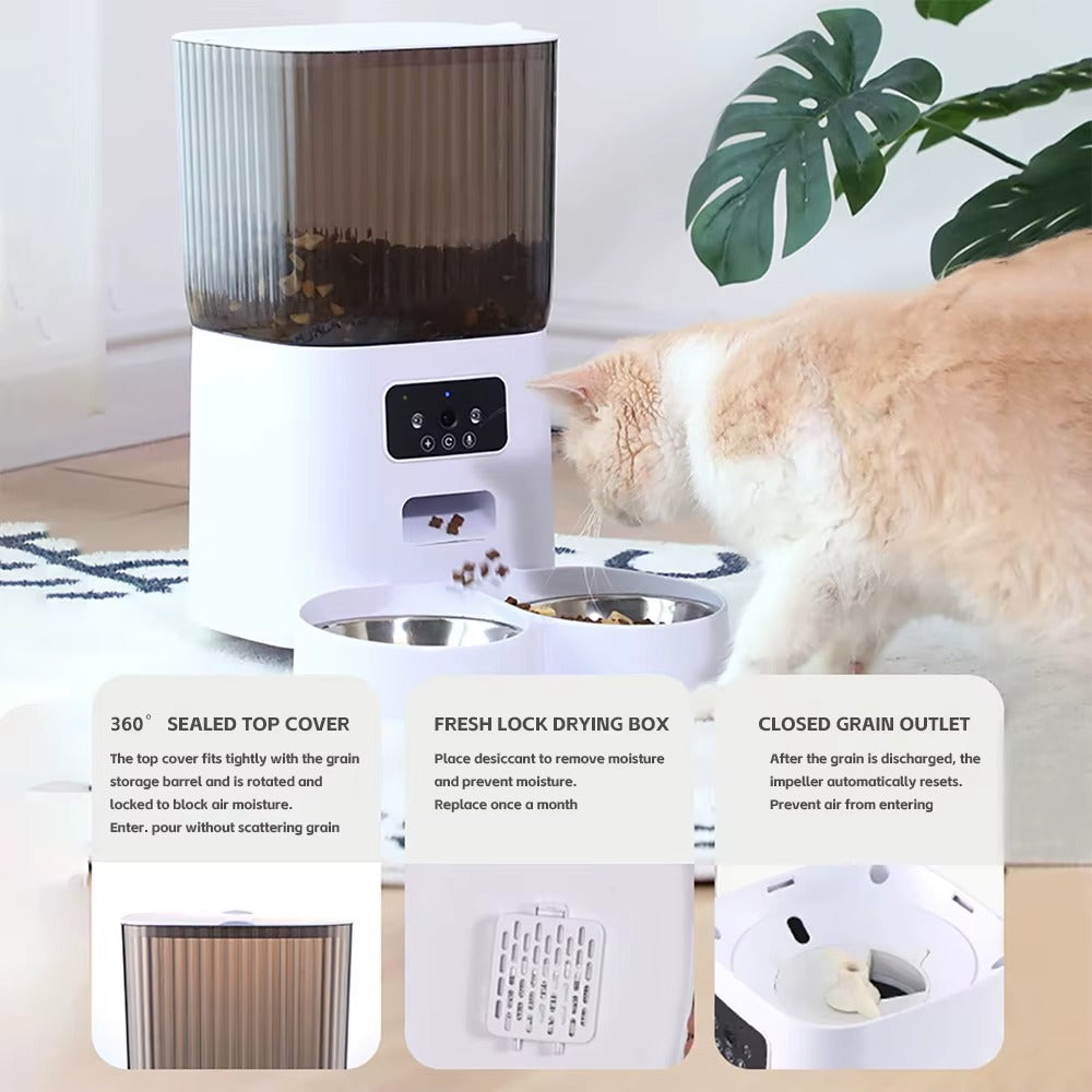 5L Pet Feeder Automatic Cat Feeder Smart Dog Food Dispenser.