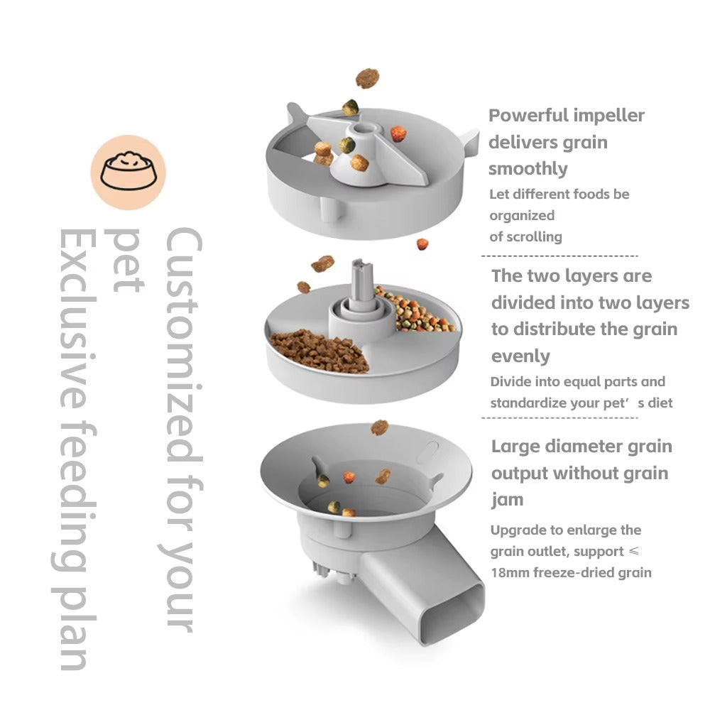 5L Pet Feeder Automatic Cat Feeder Smart Dog Food Dispenser.